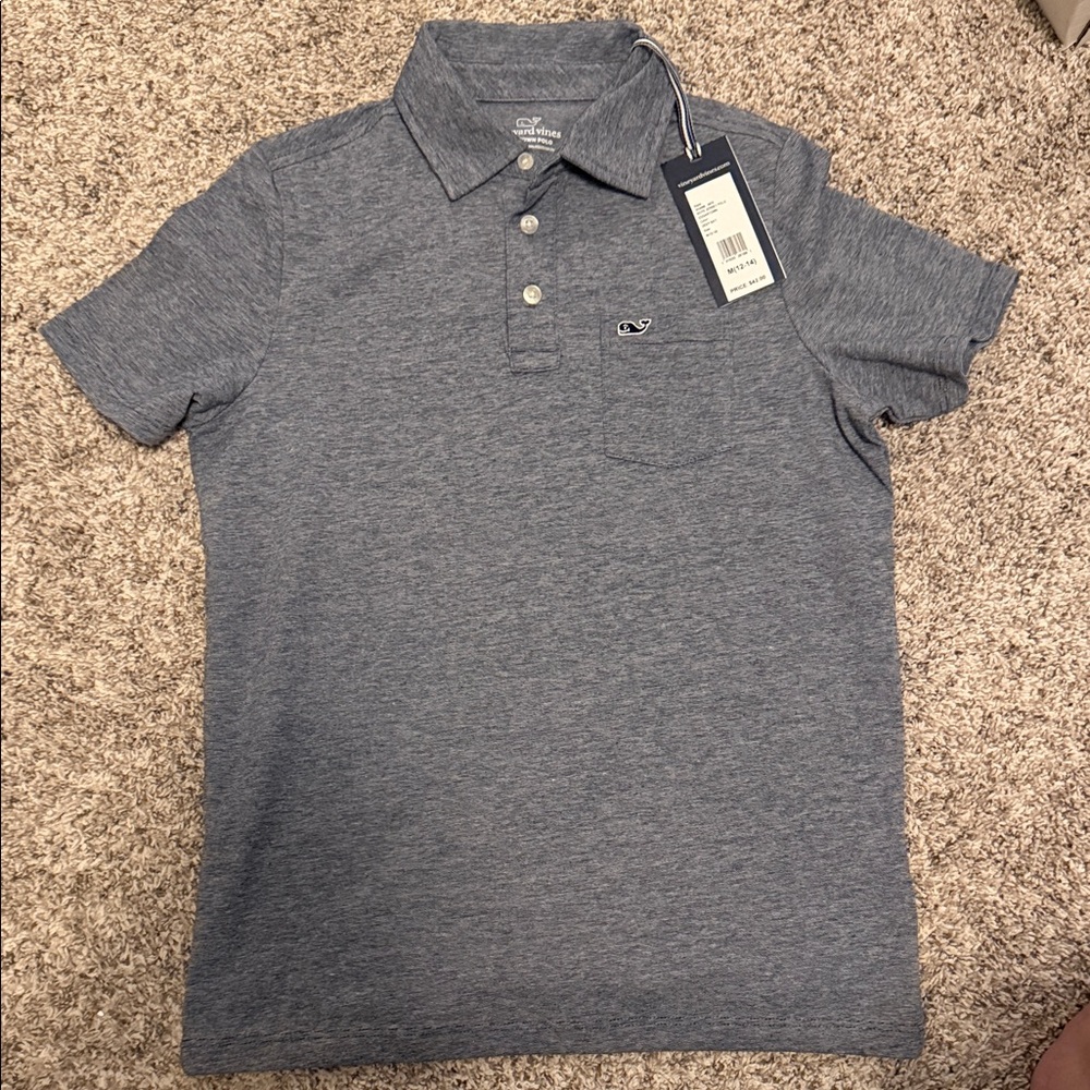 Vineyard Vines Classic Blue Polo Shirt